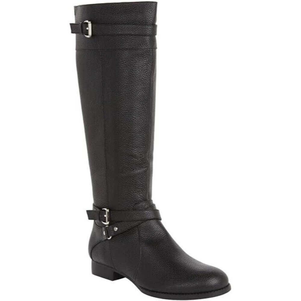 Comfort View The Janis Tall Double Buckle Knee High Boots Size 8W